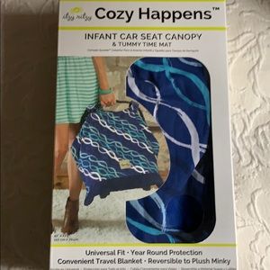 Infant car seat canopy